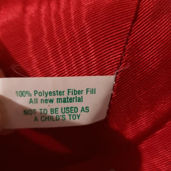 Crafty Lady Red Stuffed Teddy Bear Firm Chubby Plush Bear Sits On Its Own - Picture 11 of 11